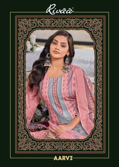 Aarvi Rivaa Cotton Karachi Salwar Suits Manufacturer