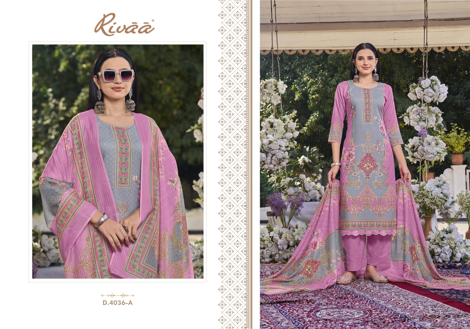 Aarvi Rivaa Cotton Karachi Salwar Suits Manufacturer