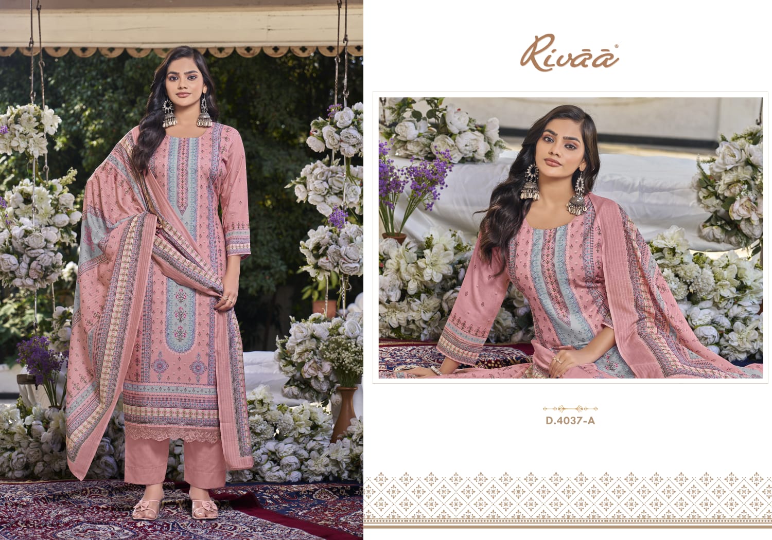 Aarvi Rivaa Cotton Karachi Salwar Suits Manufacturer