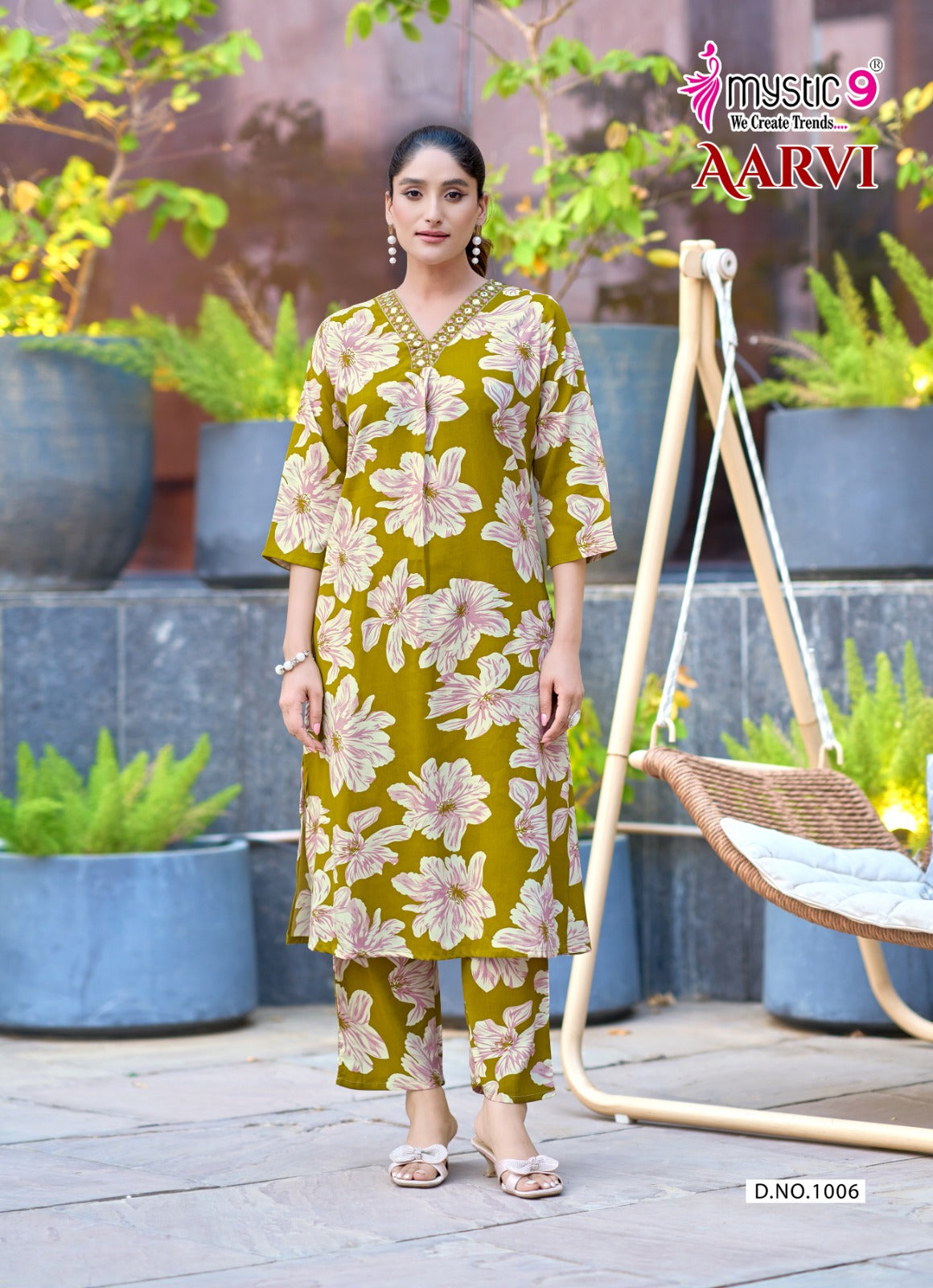 Aarvi Vol 1 Mystic 9 Viscose Co Ord Set Exporter Ahmedabad