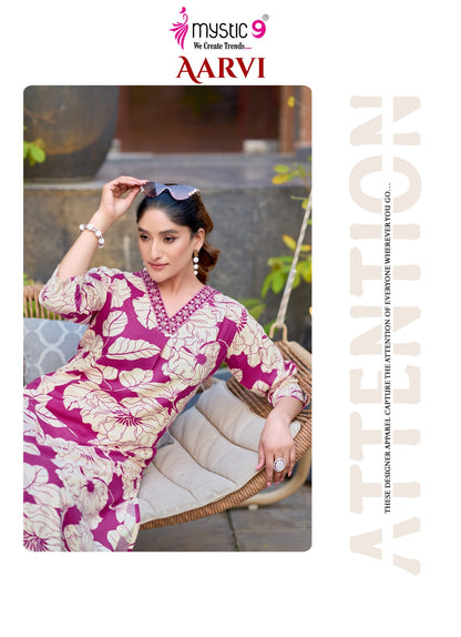 Aarvi Vol 1 Mystic 9 Viscose Co Ord Set Exporter Ahmedabad