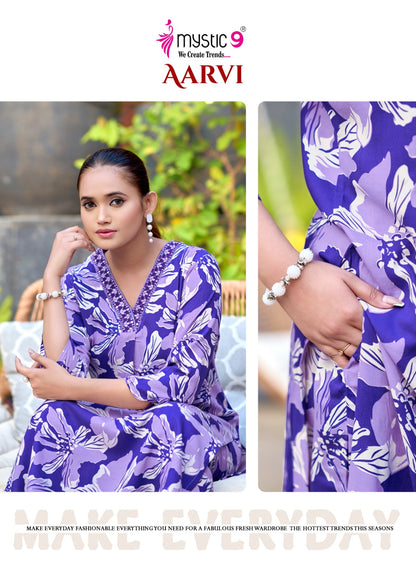 Aarvi Vol 1 Mystic 9 Viscose Co Ord Set Exporter Ahmedabad