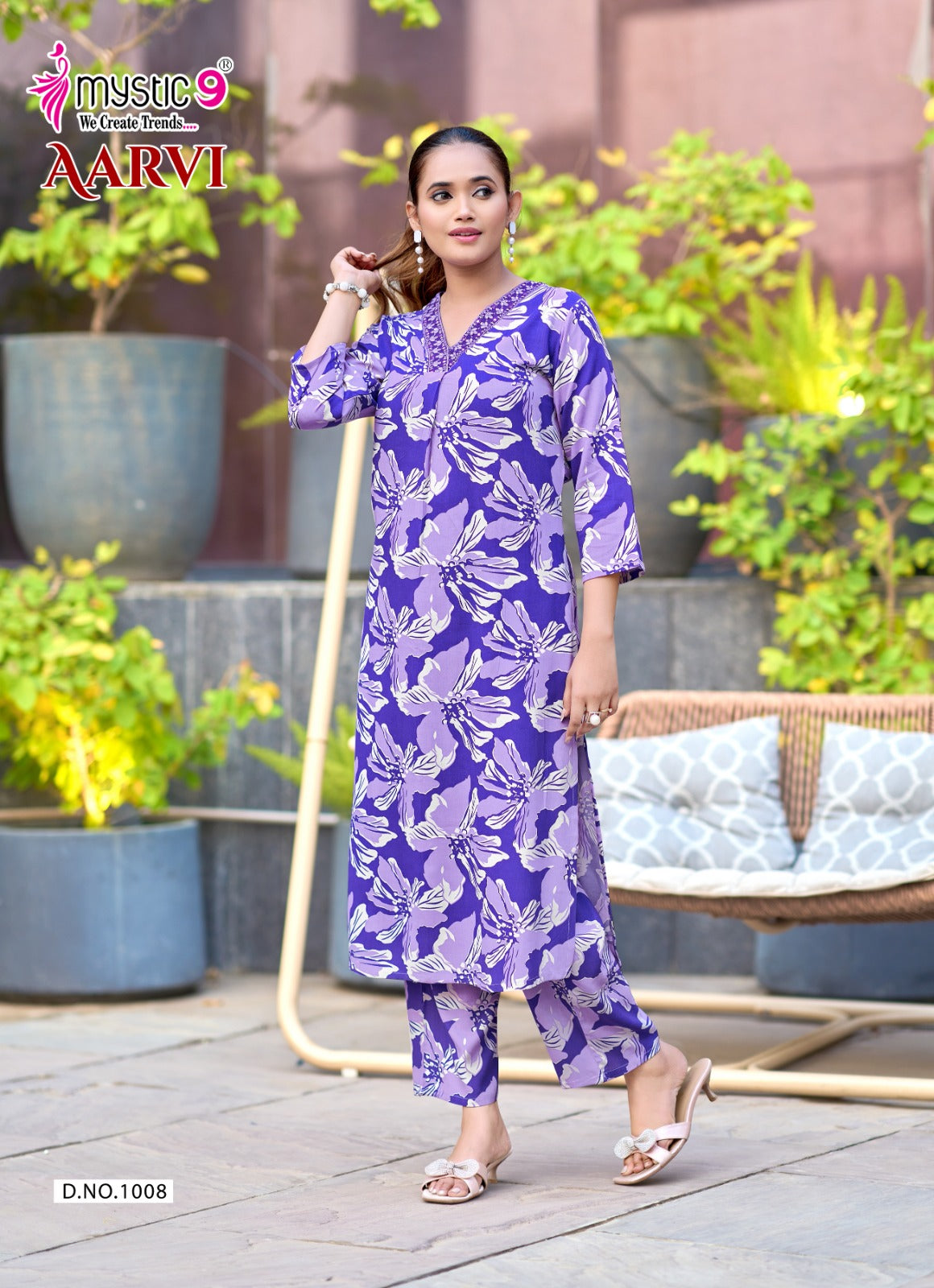 Aarvi Vol 1 Mystic 9 Viscose Co Ord Set Exporter Ahmedabad