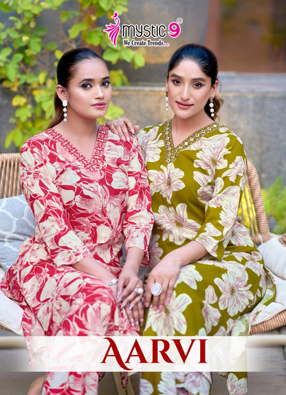 Aarvi Vol 1 Mystic 9 Viscose Co Ord Set Exporter Ahmedabad
