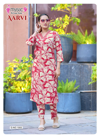 Aarvi Vol 1 Mystic 9 Viscose Co Ord Set Exporter Ahmedabad