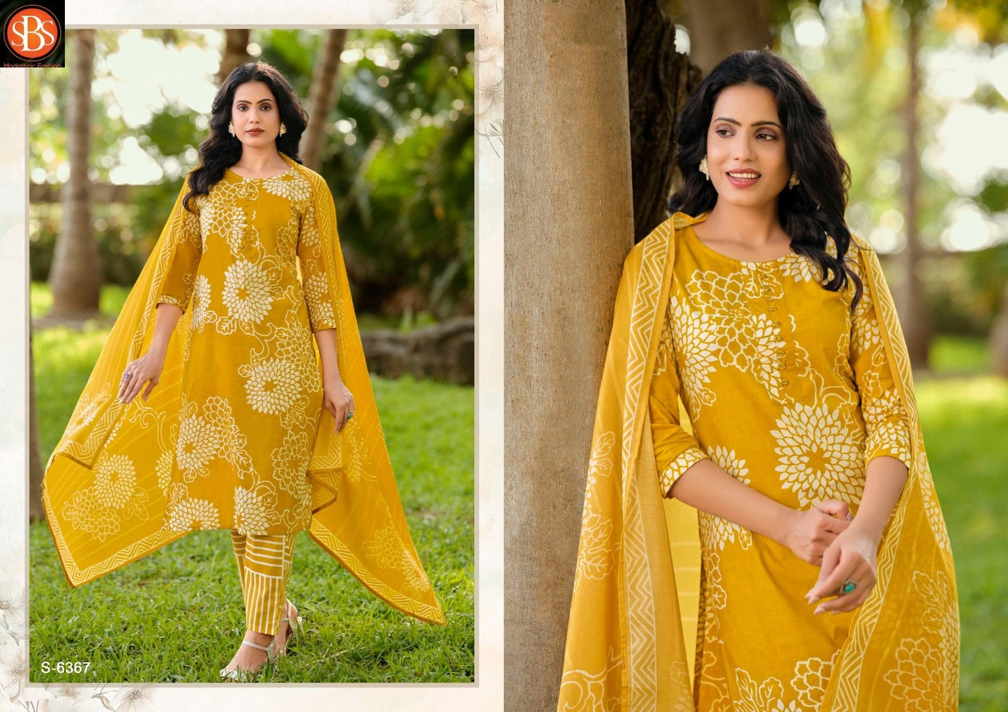 Aarvika Sbs Cotton Readymade Pant Style Suits Wholesaler India