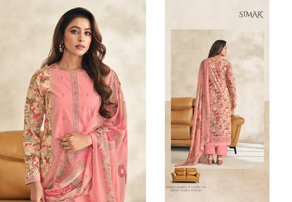 Aarvika Simar Pure Lawn Pant Style Suits Wholesale Rate