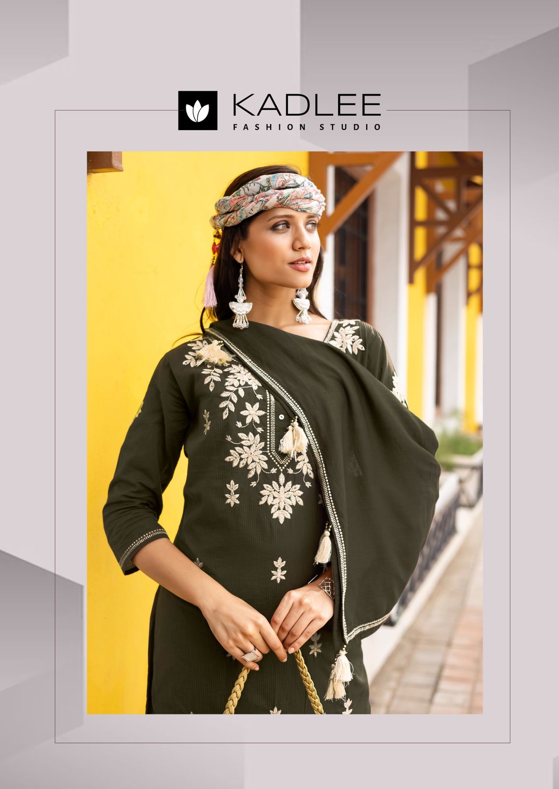 Aarya Kadlee Cotton Readymade Plazzo Style Suits Supplier India