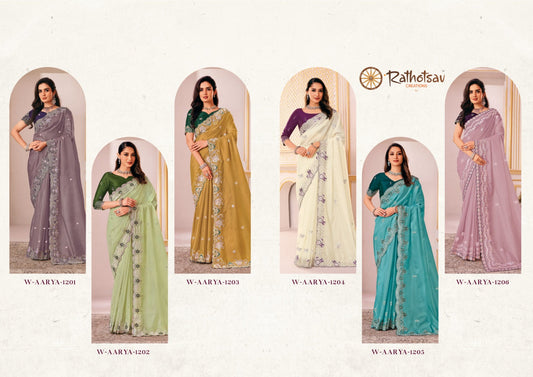 Aarya Rathotsav Creation Silk Sarees Wholesale Price