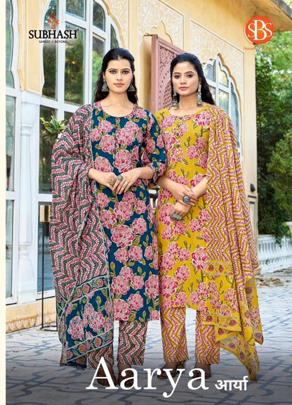 Aarya Sbs Readymade Cotton Pant Suits Wholesaler Gujarat