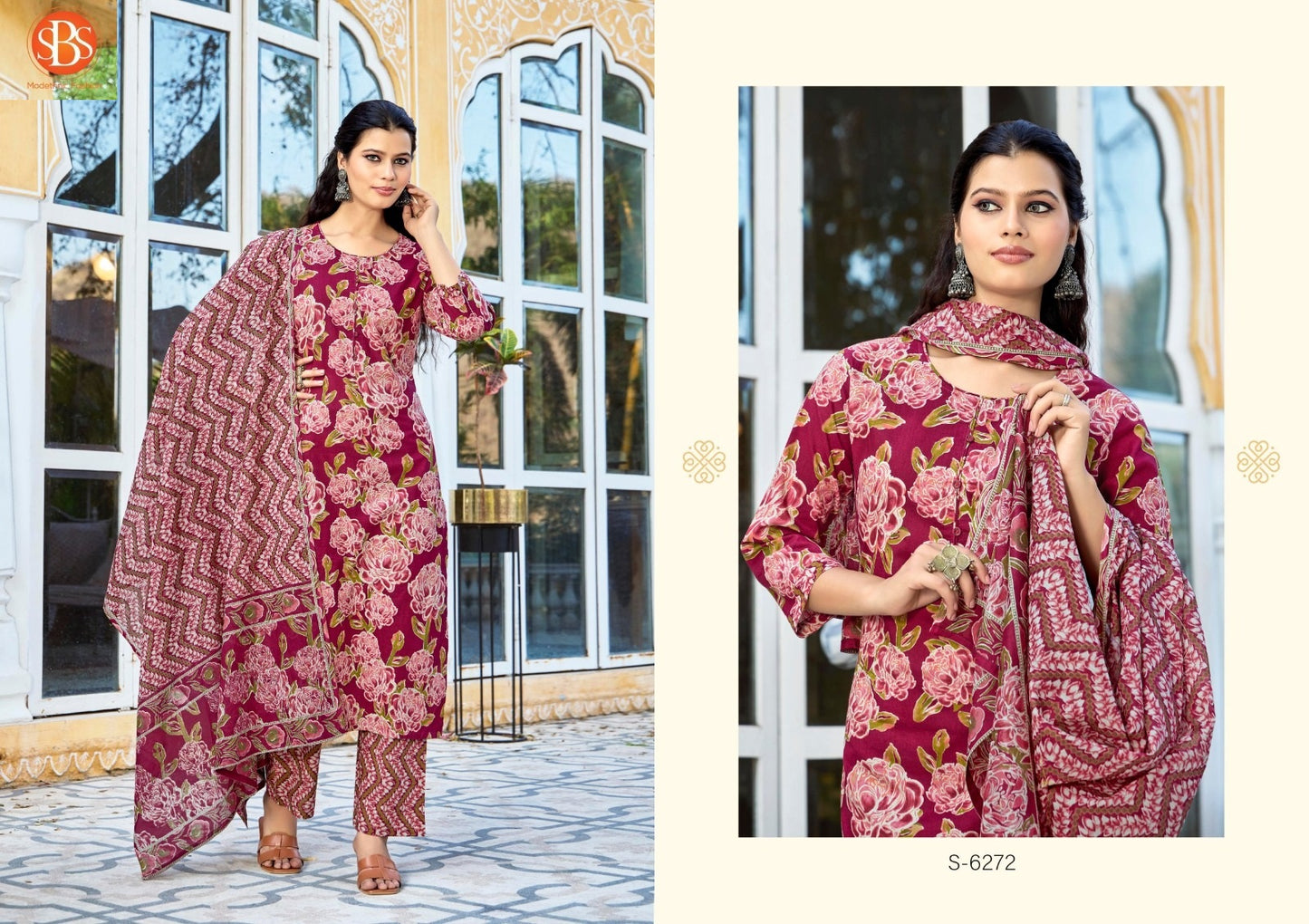Aarya Sbs Readymade Cotton Pant Suits Wholesaler Gujarat