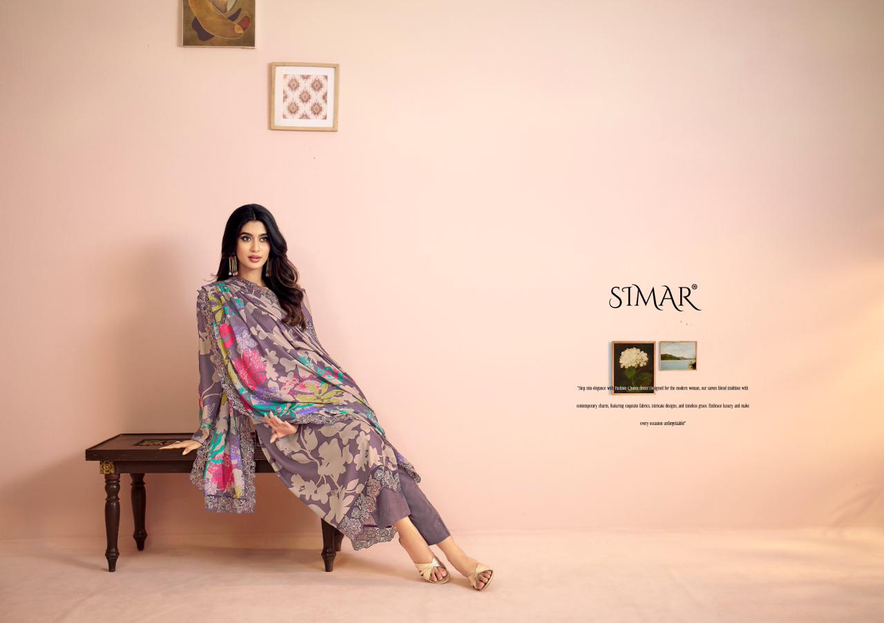 Aarya Simar Pashmina Suits Supplier Gujarat