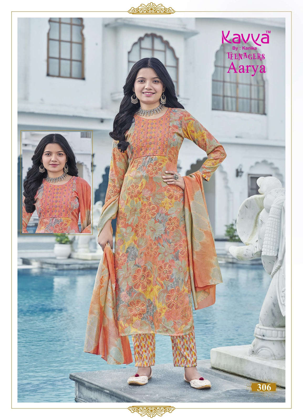 Aarya Vol 3 Kavya Capsule Girls Readymade Pant Suits Wholesale Price