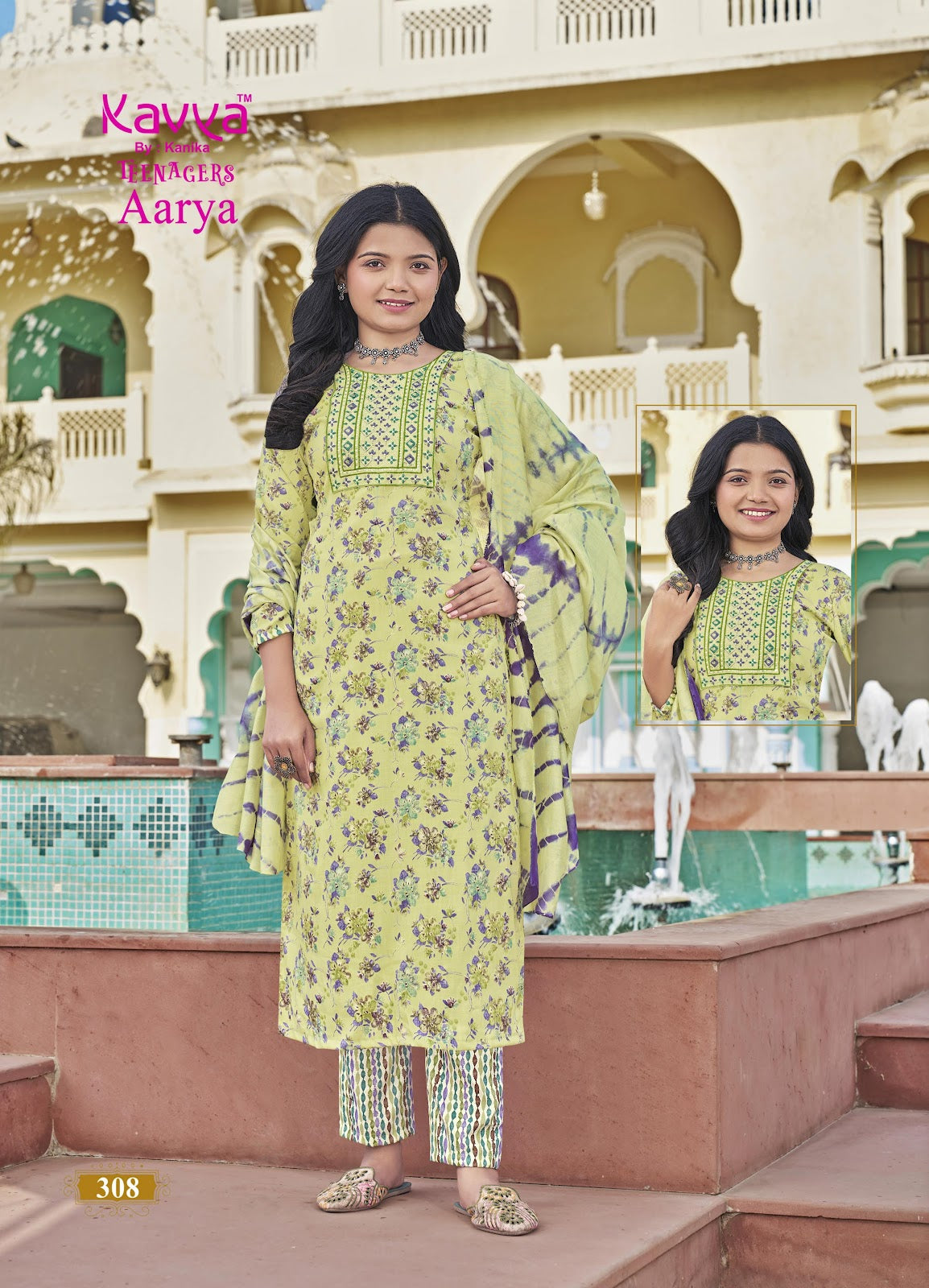 Aarya Vol 3 Kavya Capsule Girls Readymade Pant Suits Wholesale Price