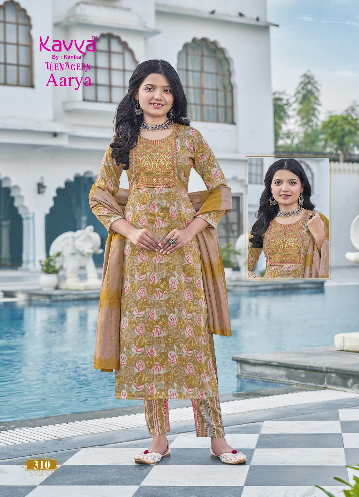 Aarya Vol 3 Kavya Capsule Girls Readymade Pant Suits Wholesale Price