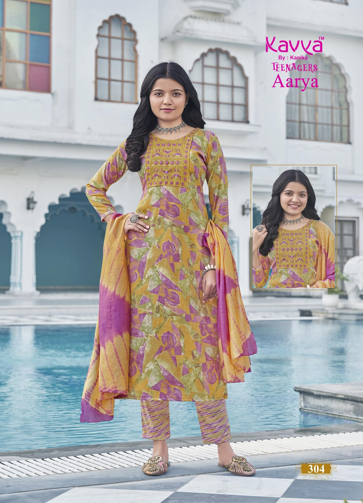 Aarya Vol 3 Kavya Capsule Girls Readymade Pant Suits Wholesale Price
