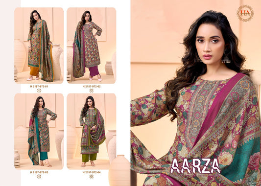 Aarza Harshit Fashion Premium Viscose Pashmina Suits Wholesale Price