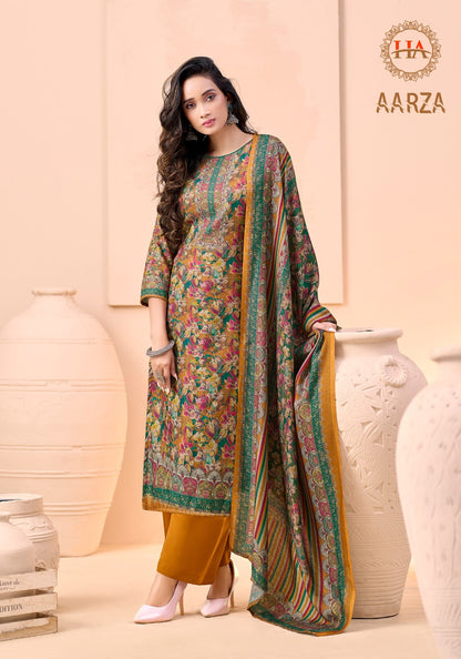 Aarza Harshit Fashion Premium Viscose Pashmina Suits Wholesale Price