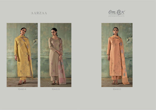 Aarzaa Omtex Lawn Cotton Pakistani Salwar Suits Exporter Ahmedabad