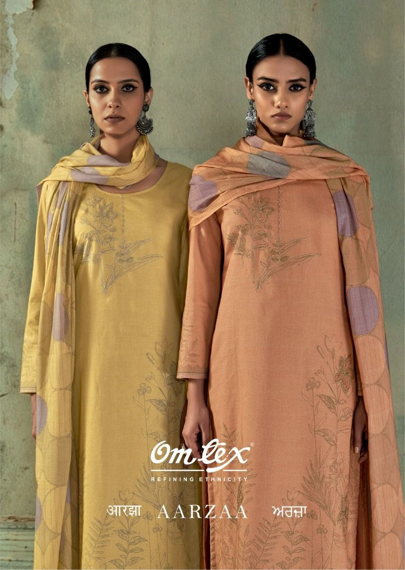 Aarzaa Omtex Lawn Cotton Pakistani Salwar Suits Exporter Ahmedabad