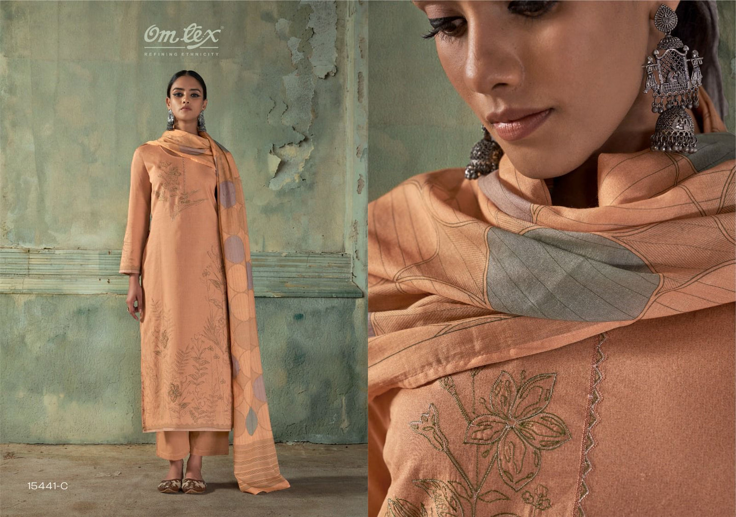 Aarzaa Omtex Lawn Cotton Pakistani Salwar Suits Exporter Ahmedabad