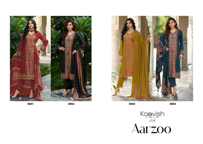 Aarzoo Kaavish Viscose Pashmina Suits Supplier