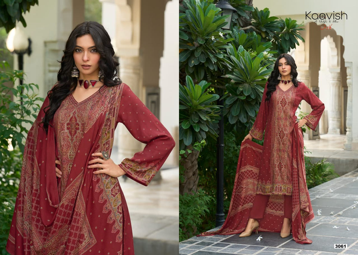 Aarzoo Kaavish Viscose Pashmina Suits Supplier