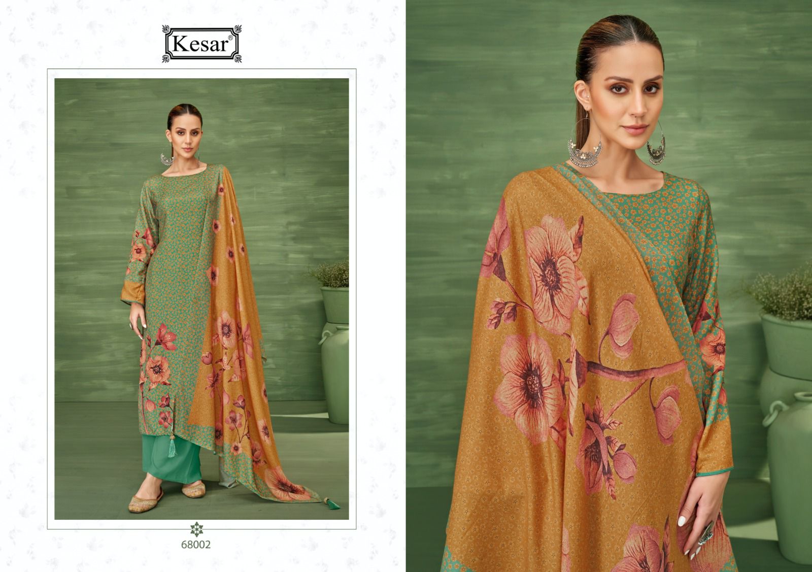 Aarzoo Kesar Pashmina Suits Manufacturer Gujarat