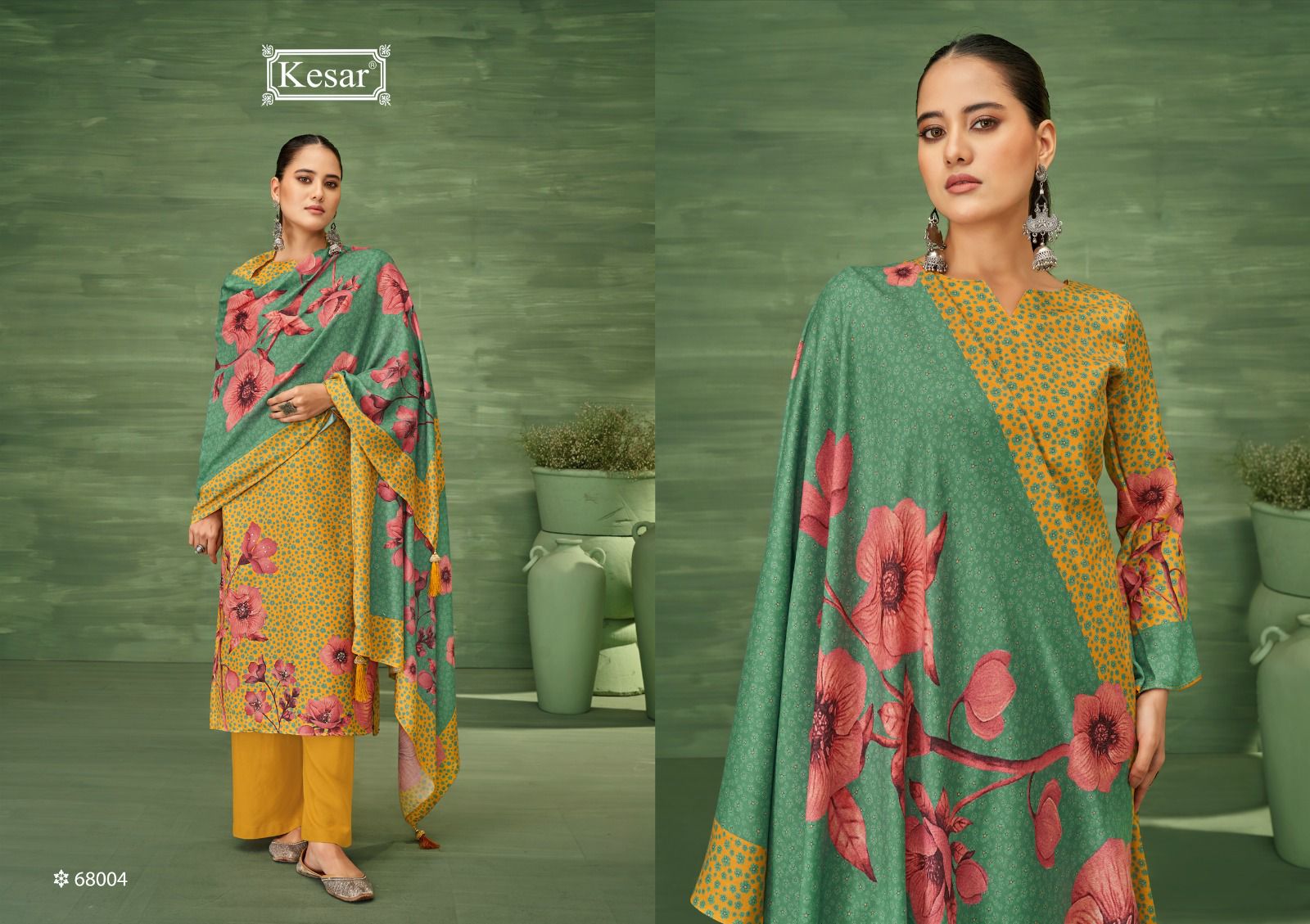 Aarzoo Kesar Pashmina Suits Manufacturer Gujarat