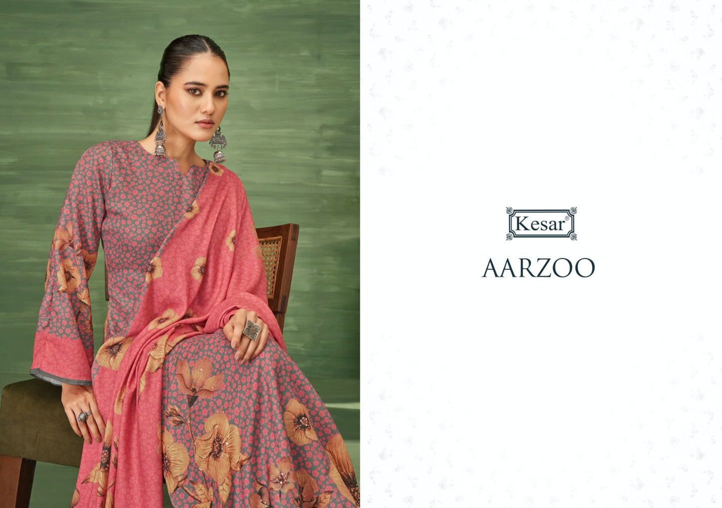 Aarzoo Kesar Pashmina Suits Manufacturer Gujarat