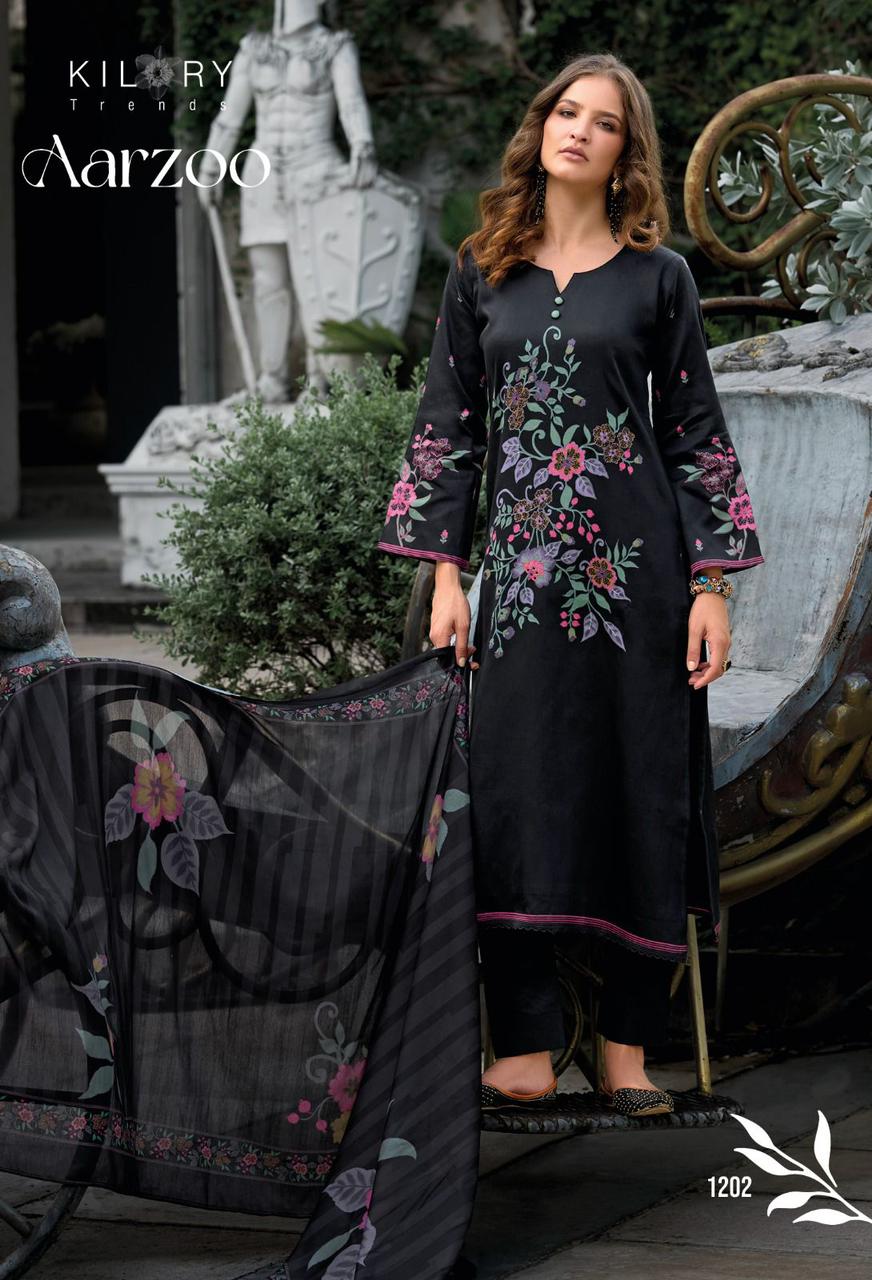 Aarzoo Kilory Jaam Cotton Pant Style Suits Wholesale