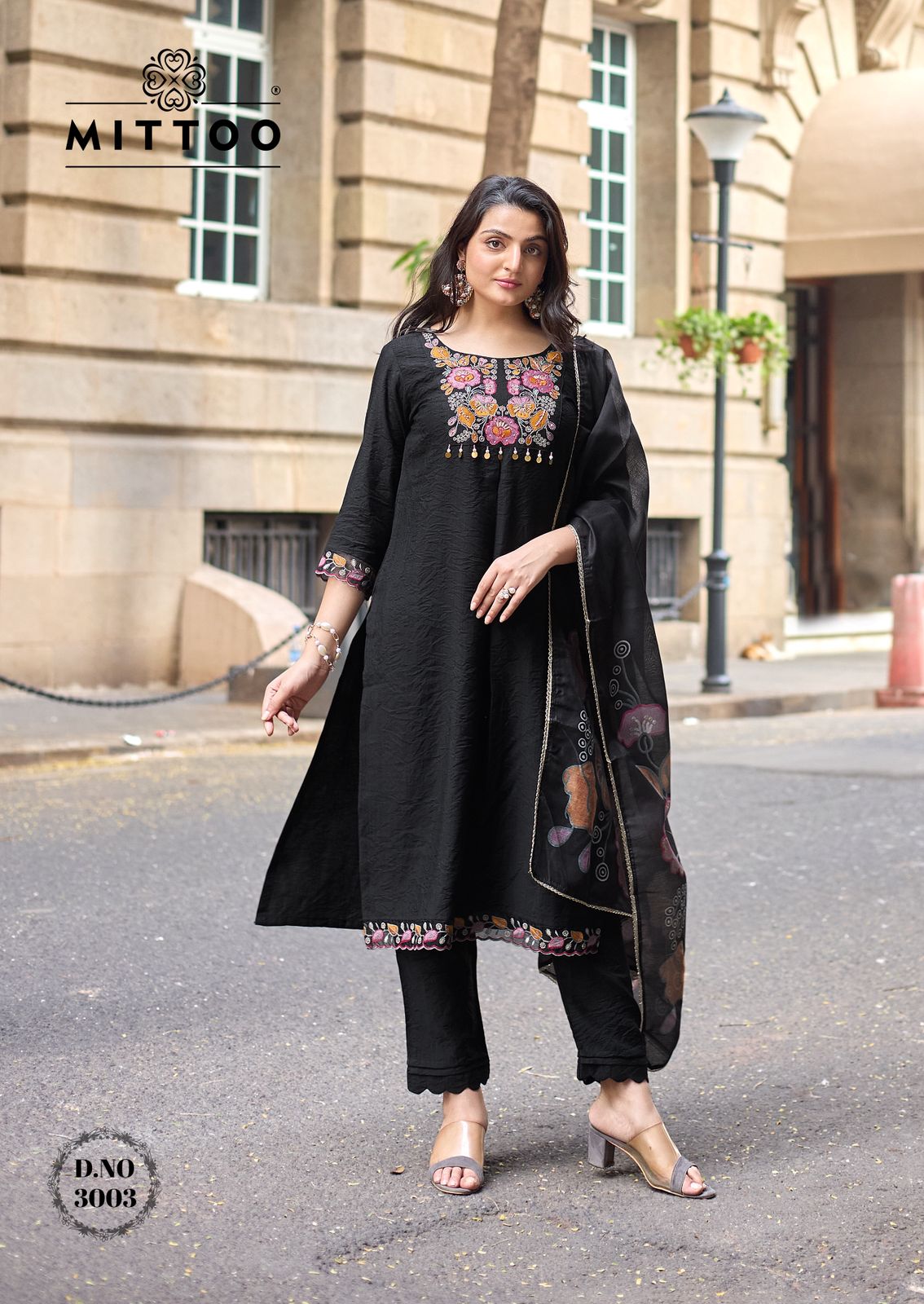 Aarzoo Mittoo Viscose Weaving Readymade Pant Style Suits Exporter Ahmedabad