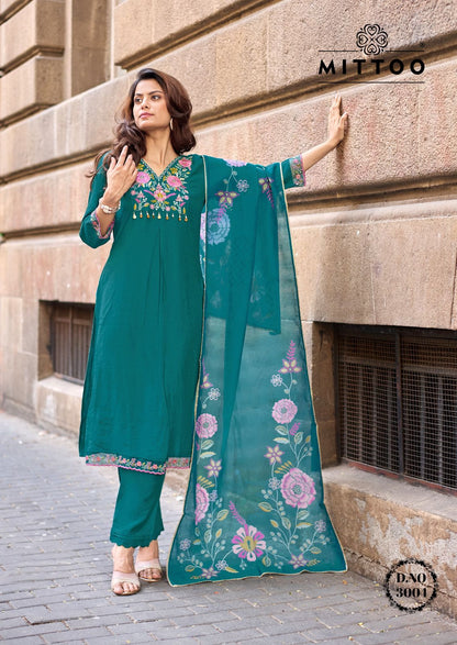 Aarzoo Mittoo Viscose Weaving Readymade Pant Style Suits Exporter Ahmedabad