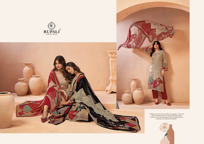 Aarzoo Rupali Viscose Muslin Pant Style Suits Exporter Ahmedabad