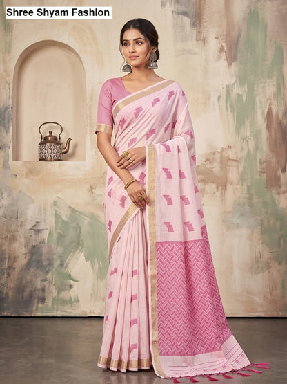Aarzoo Shree Shyam Fashion Tissue Linen Sarees Supplier