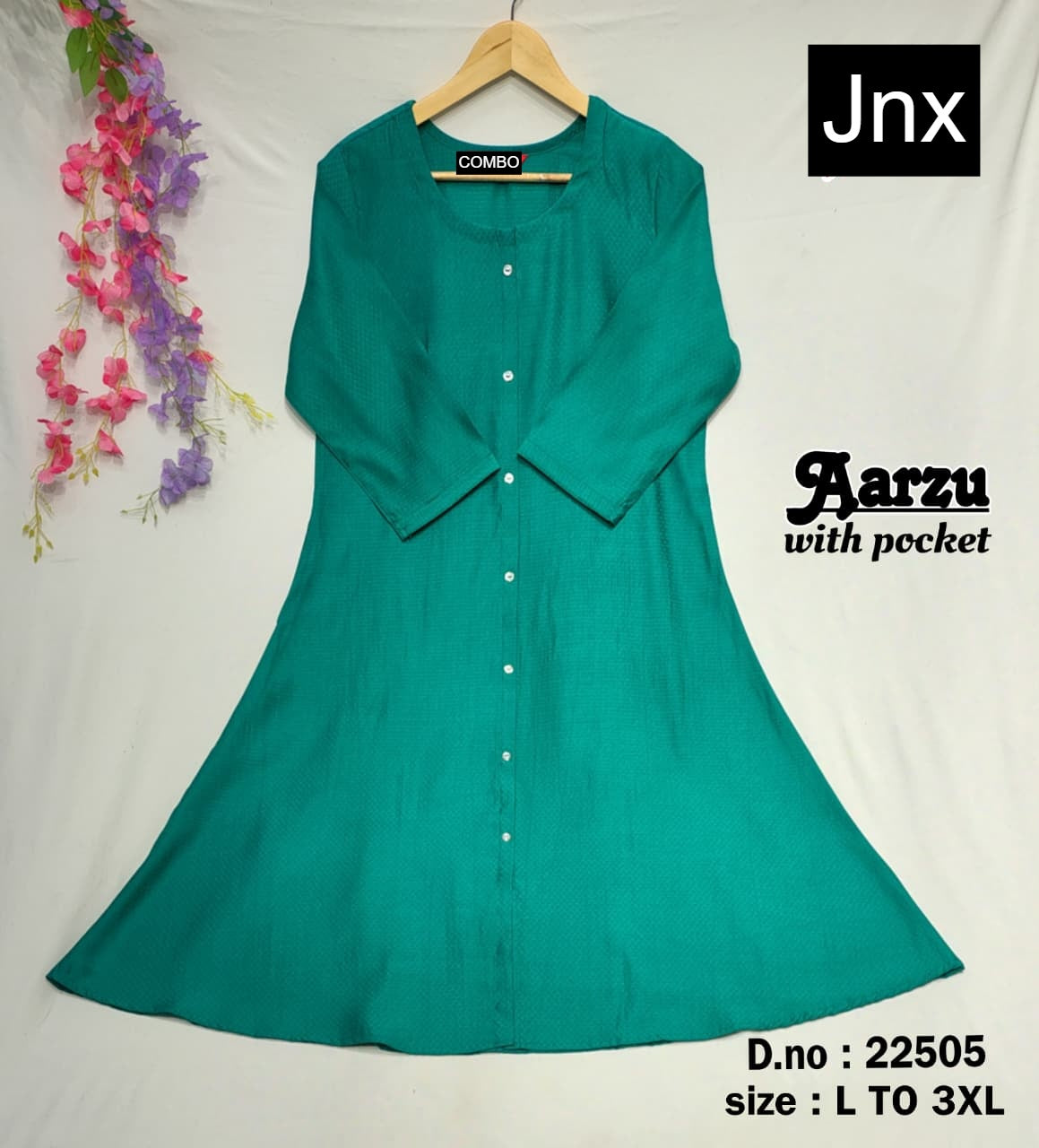 Aarzu Jnx Kurti With Pocket Exporter India