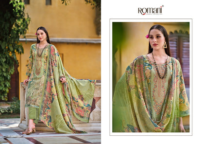 Aarzu Vol 10 Romani Cotton Karachi Salwar Suits Supplier India