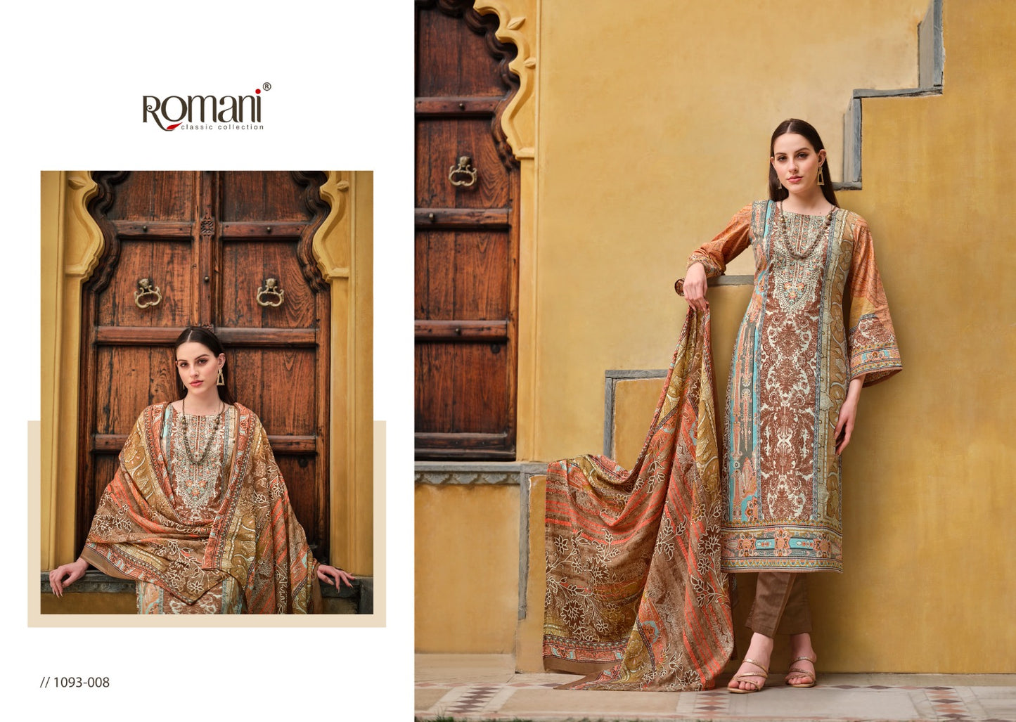 Aarzu Vol 10 Romani Cotton Karachi Salwar Suits Supplier India