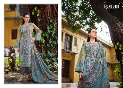 Aarzu Vol 10 Romani Cotton Karachi Salwar Suits Supplier India
