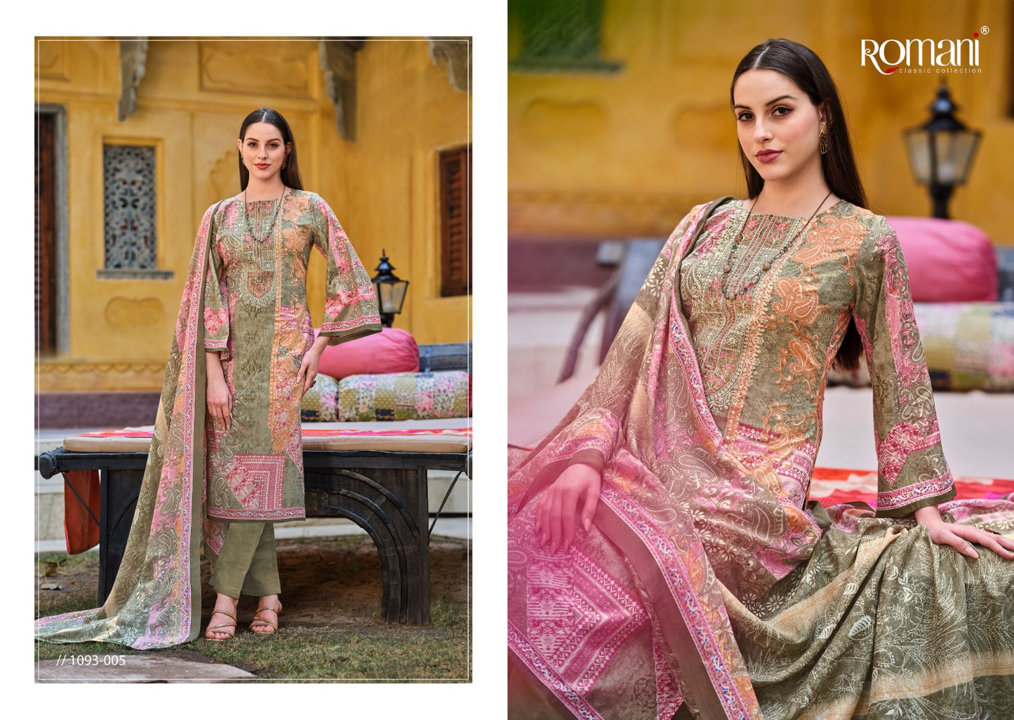 Aarzu Vol 10 Romani Cotton Karachi Salwar Suits Supplier India
