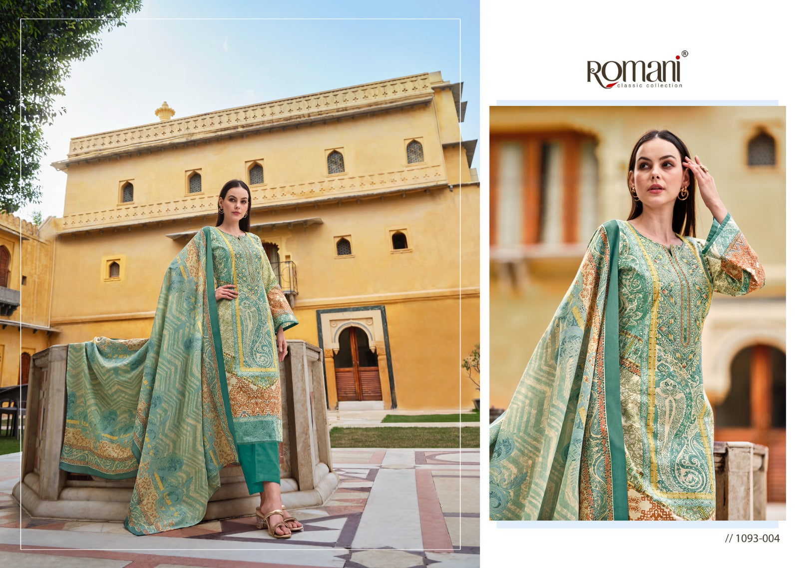 Aarzu Vol 10 Romani Cotton Karachi Salwar Suits Supplier India