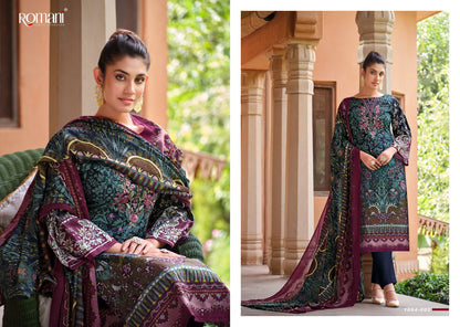 Aarzu Vol 11 Romani Cotton Karachi Salwar Suits Supplier Gujarat