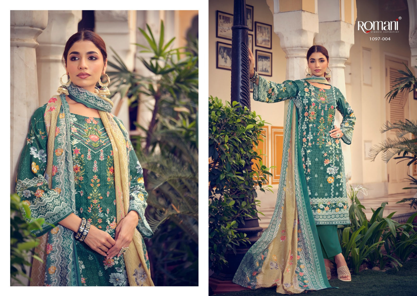Aarzu Vol 14 Romani Cotton Karachi Salwar Suits Exporter India