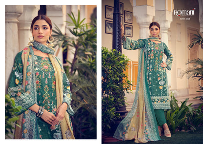 Aarzu Vol 14 Romani Cotton Karachi Salwar Suits Exporter India
