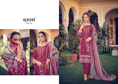 Aarzu Vol 14 Romani Cotton Karachi Salwar Suits Exporter India