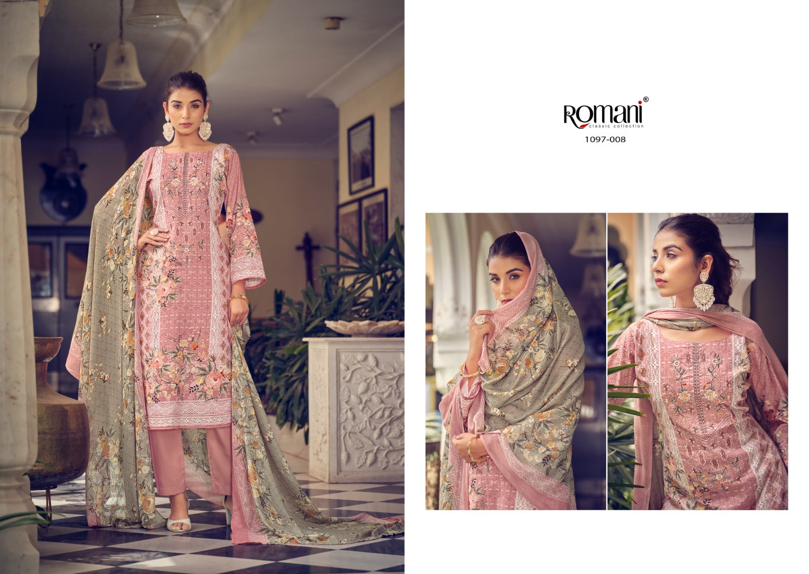 Aarzu Vol 14 Romani Cotton Karachi Salwar Suits Exporter India