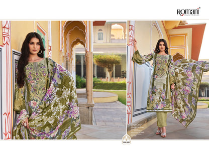 Aarzu Vol 16 Romani Premium Cotton Karachi Salwar Suits Manufacturer Ahmedabad