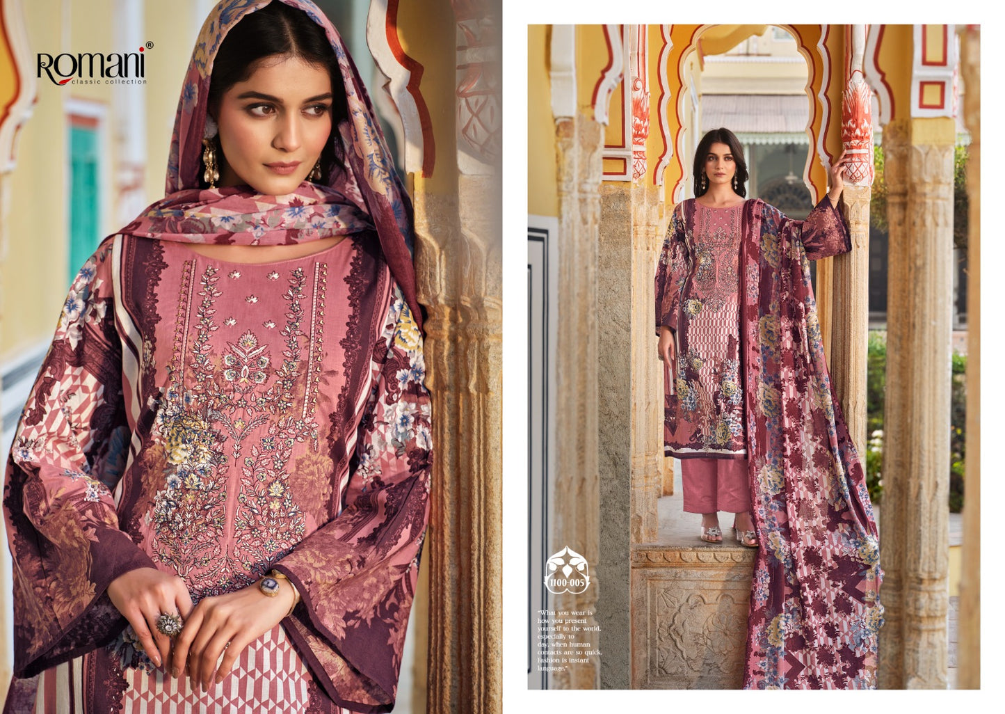 Aarzu Vol 16 Romani Premium Cotton Karachi Salwar Suits Manufacturer Ahmedabad
