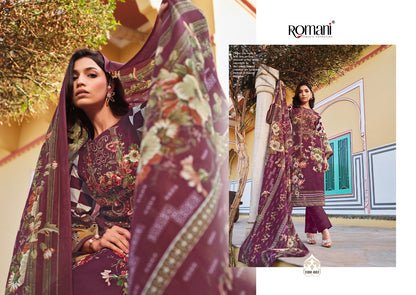 Aarzu Vol 16 Romani Premium Cotton Karachi Salwar Suits Manufacturer Ahmedabad