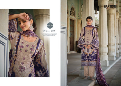Aarzu Vol 17 Romani Cotton Karachi Salwar Suits Supplier Ahmedabad